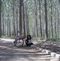 Violeta and her bike ;-)