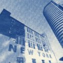 New York in Rotterdam, Cyanotype. MSA: Near and Far