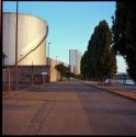 Basel Marina at sundown