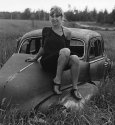 Leslie and old car 1