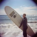 malibu beach/holga