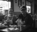 At the Payson cafe.