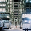 Glass Cube Building, Night