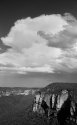 Govett's Leap with approaching storm.