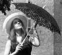 Girl with parasol.