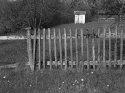 The outhouse is over there