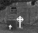 Two White Grave Markers