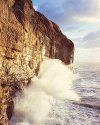 Dancing Ledge - Big wave