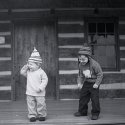 Boys at Cabin