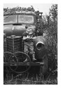 Old International Truck and a Boy