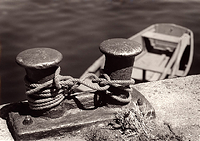 Rope and boat