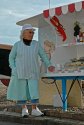 lady fishmonger, brighton seafront