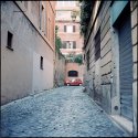 Red Car, Alley, Trastevere