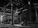 In the roundhouse