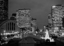 Dusk over Paris.