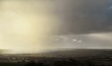 Approaching rain shower.