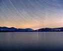 Star Trails over Catskill mountains