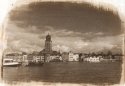 Albuminen print: high water at Deventer