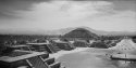 Pyramid of the Sun, from the Pyramid of the Moon, Teotihuacan