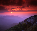 Sunset at Craggy Pinnacle