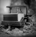 Yellow & Rust Dump Truck