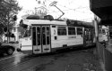 Turning tram in Malvern Town Hall Intersection