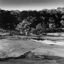 Failing Daylight, Pedernales Falls, Texas. 8” x 8" silver gelatin wet print