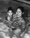 Hurricane Alyssa and her mom.