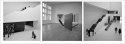 at the exhibition - collage / triptych