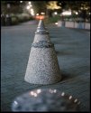 Bollards, Georgetown, Night