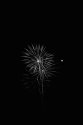 Fireworks And Moon