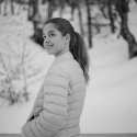 In the snow