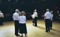 Seniors demonstrating Square Dancing