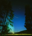 Old Faithful and Star Trails