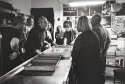 Evan- Tim Rudman in Lith Printing 2 workshop