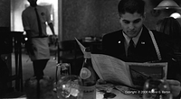 Boy with Menu