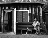 At grandfather's shack