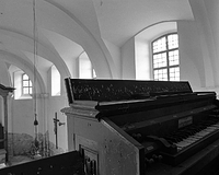 Organ in an abandoned church