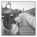 Fishing traps out in the sun for drying