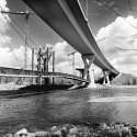 Construction over Bow River