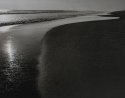Sunset, Black sand beach