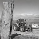 Standing Stone and Tractor