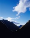 Hills in silouette