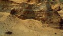 Sandy cliff textures