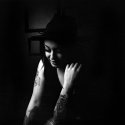 Aly in studio