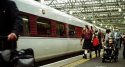 Waverley Station, EDINBURGH --  Scots Family returns home