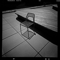 Chair, Shadow, Roof Deck, DC Public Library