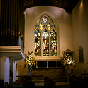 INTERIOR, Flower Festival St Margaret;s Church HEMINGFORD ABBOTS
