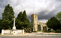 War Memorial and St Mary Church WARE