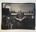 Arturo Talavera in his studio